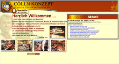 Desktop Screenshot of coelln-konzept.de